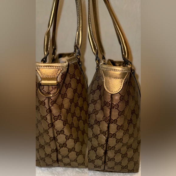 Gucci GG Gold Crystal Tote Bag.. - Picture 4 of 15